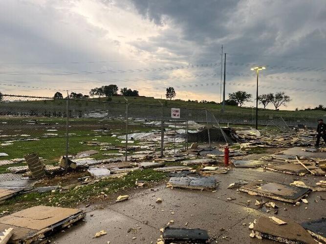 Prison storm damage 1