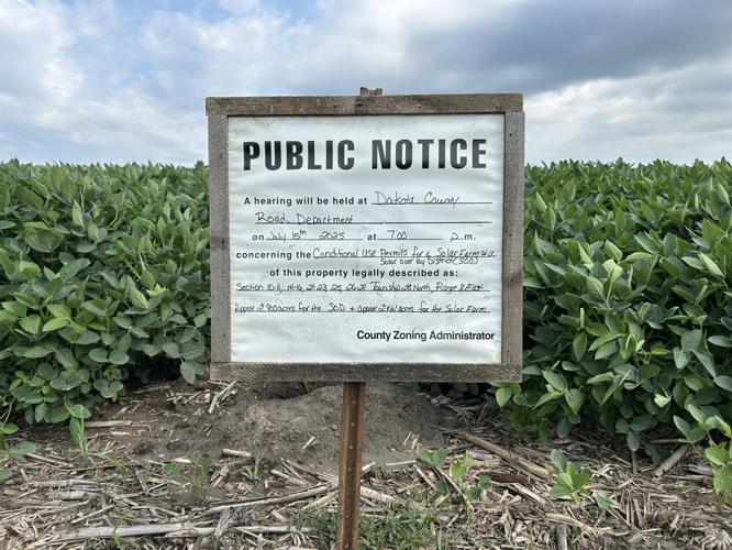 Dakota County solar farm project public notice